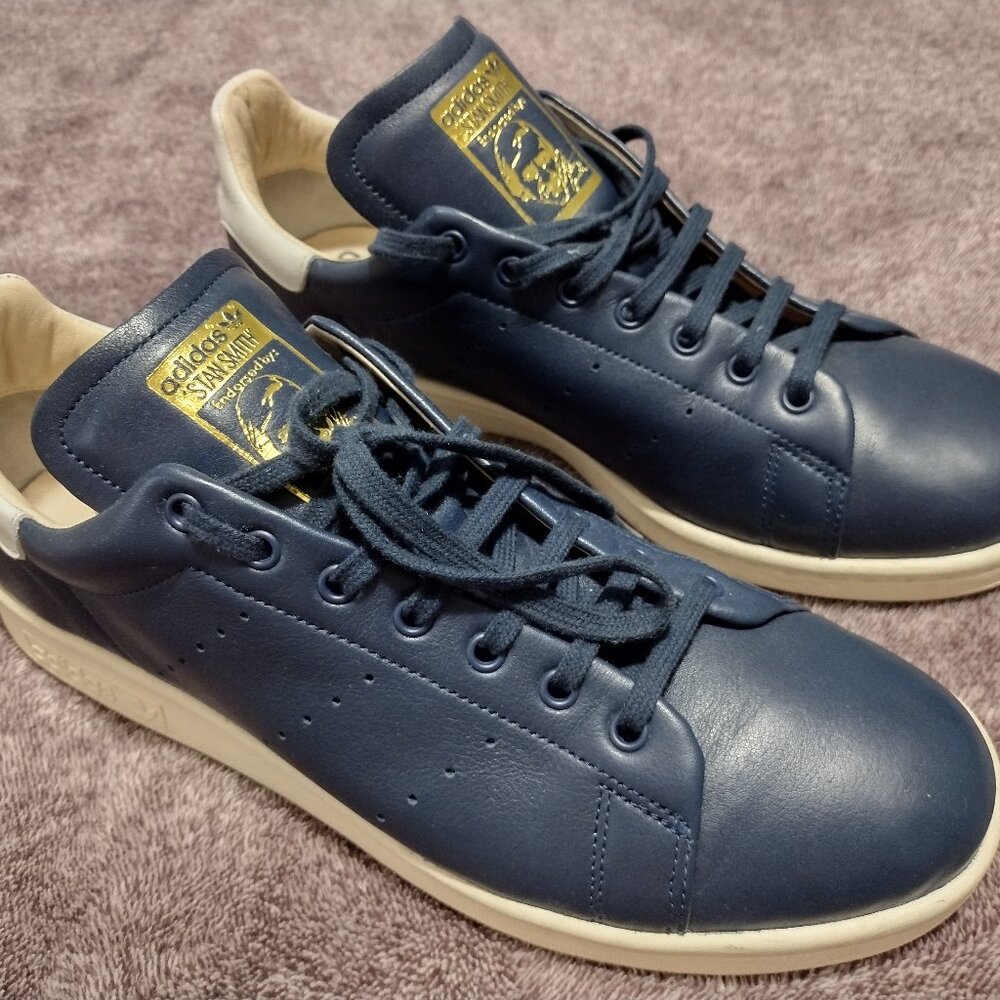 Adidas Stan Smith Recon Navy Leather Sneaker CQ 3034 size US 9.5